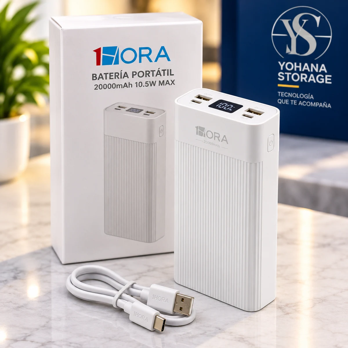 Power Bank 1Hora 20000mAh